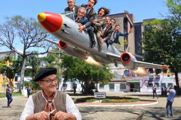 aviao decolando